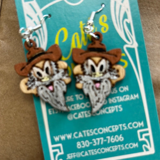 Merch - Mr Wally’s logo earrings