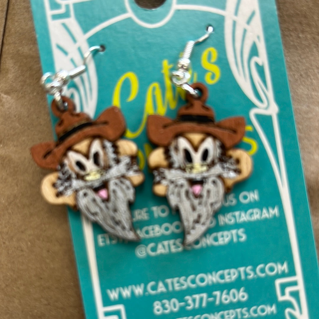 Merch - Mr Wally’s logo earrings